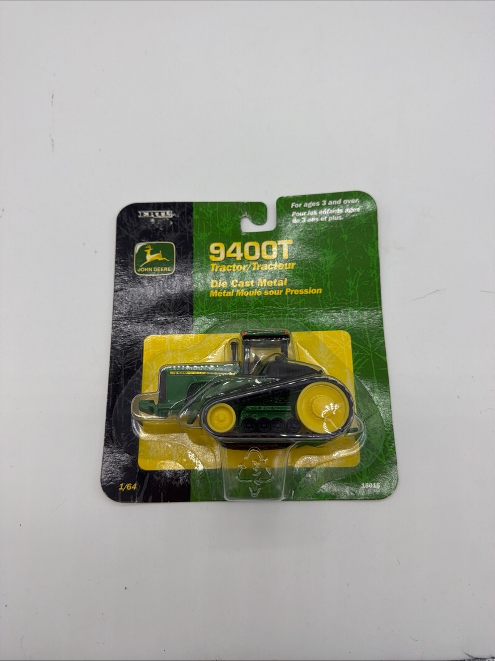 John Deere Green and Yellow 9400T Die-Cast Tractor Toy